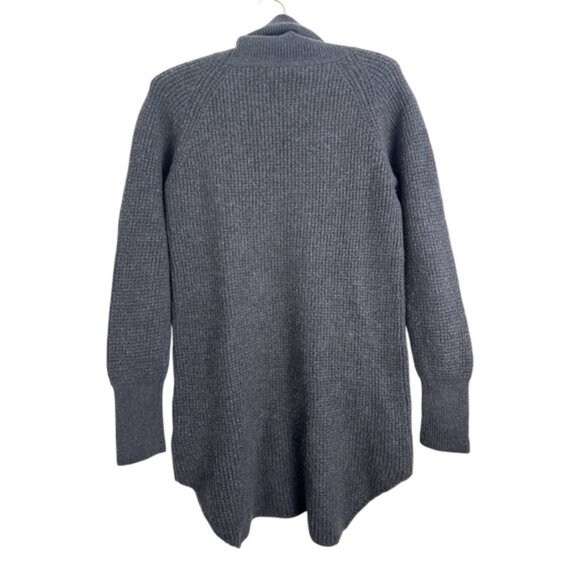 Aritzia Wilfred Free Bianca 100% Merino Wool Turtleneck sweater dress Dark Grey - Picture 4 of 9